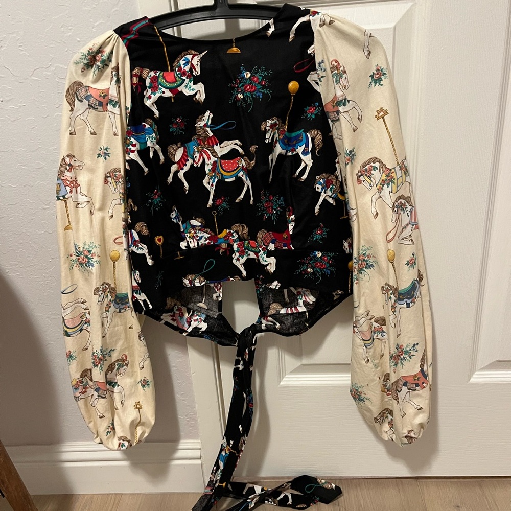One of a kind handmade blouse